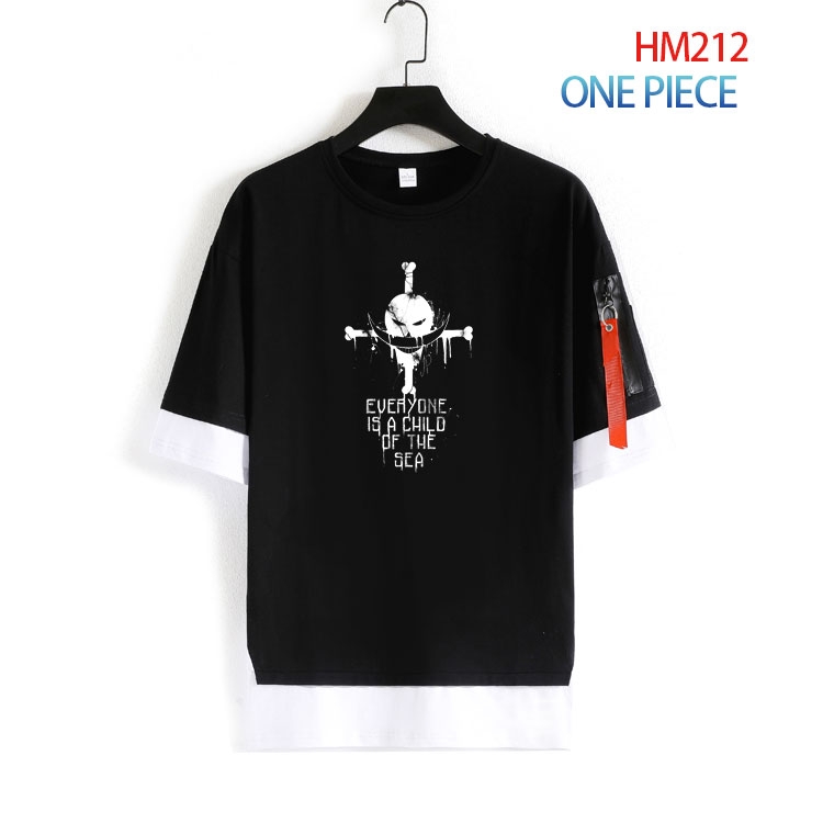 Shingeki no Kyojin Cotton round neck fake two loose T-shirts from S to 4XL  HM-212-4