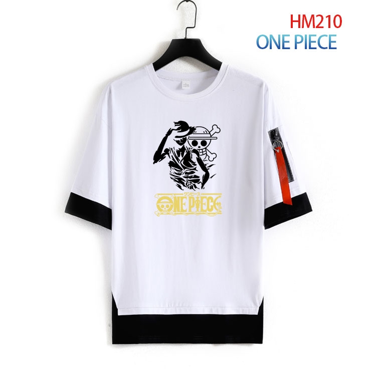 Shingeki no Kyojin Cotton round neck fake two loose T-shirts from S to 4XL  HM-210-3