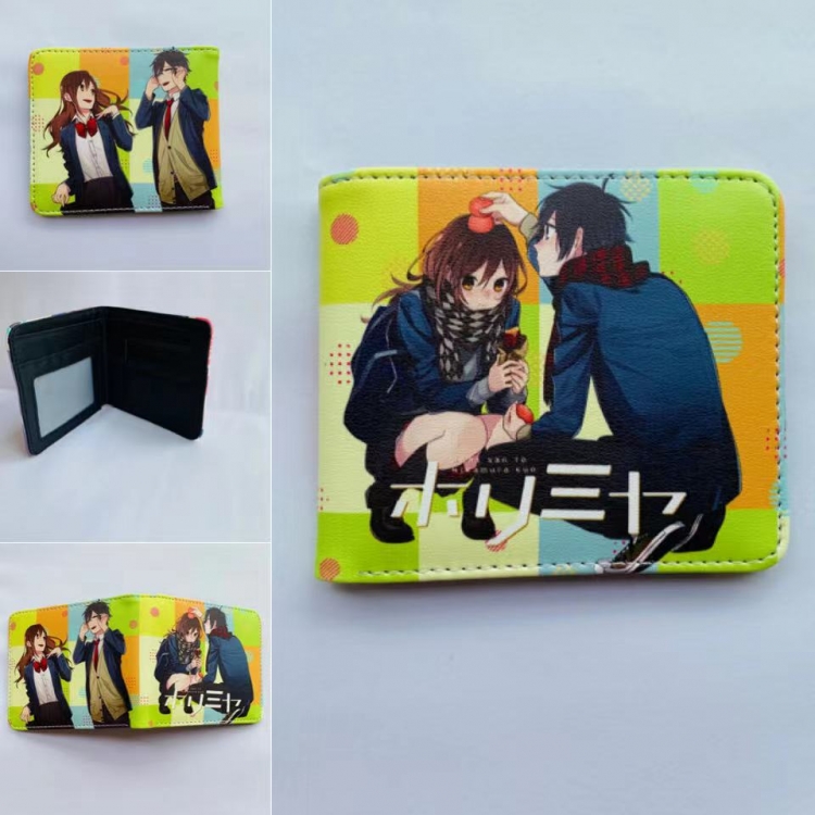 Hori san to Miyamura kun Full color two fold short wallet purse 11X9.5CM 60G