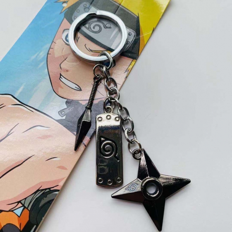 Naruto Animation peripheral metal Key Chain  style G