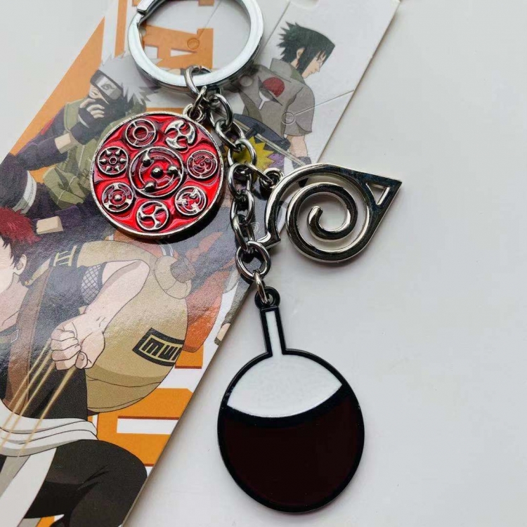 Naruto Animation peripheral metal Key Chain  style E