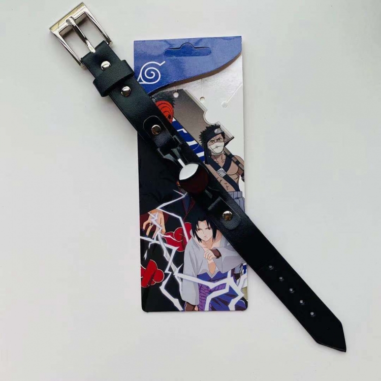 Naruto Animation peripheral Bracelet Leather Bracelet price for 5 pcs