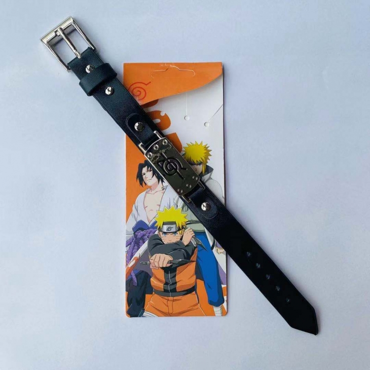 Naruto Animation peripheral Bracelet Leather Bracelet price for 5 pcs