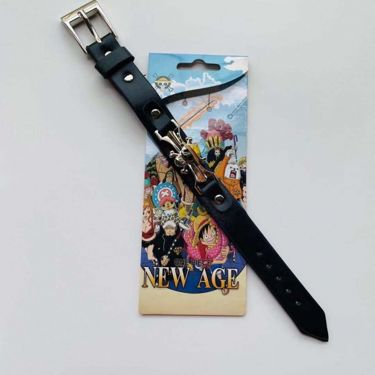 One Piece Anime peripheral Bracelet Leather Bracele price for 5 pcs