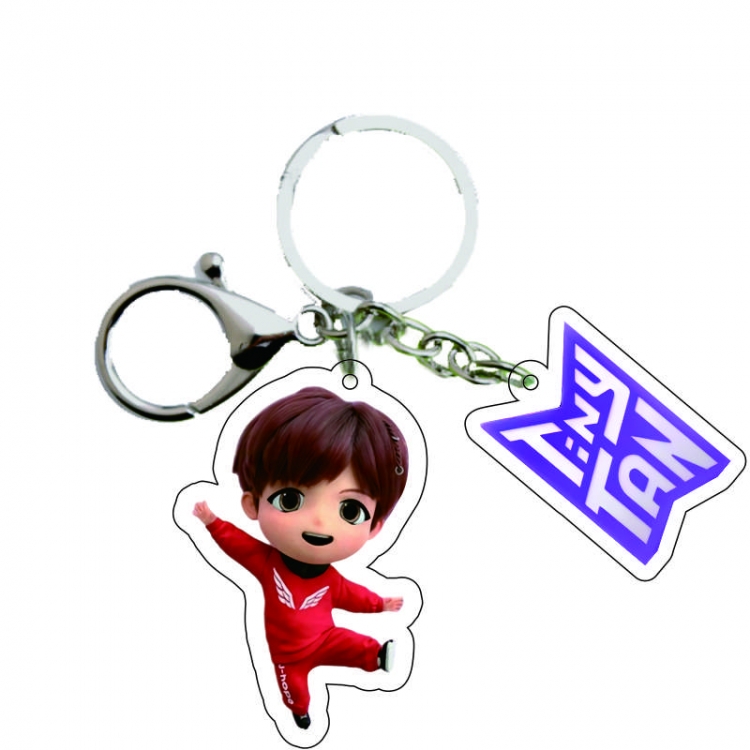 BTS Acrylic keychain pendant price for 5 pcs C135