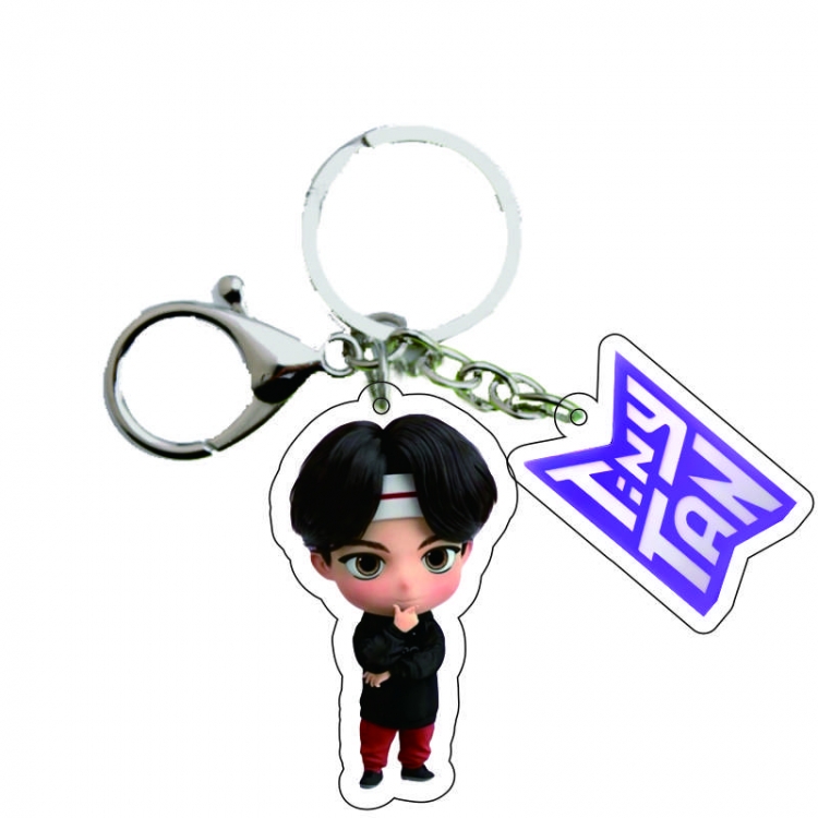 BTS Acrylic keychain pendant price for 5 pcs C134