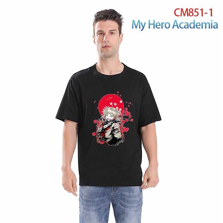 My Hero Academia Printed short-sleeved cotton T-shirt from S to 4XL CM-851-1