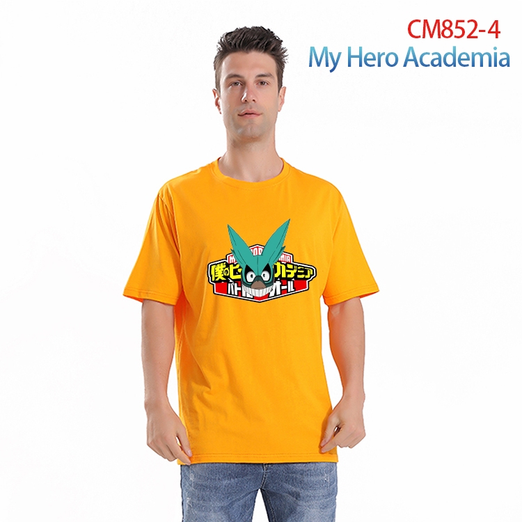 My Hero Academia Printed short-sleeved cotton T-shirt from S to 4XL CM-852-4
