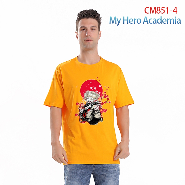 My Hero Academia Printed short-sleeved cotton T-shirt from S to 4XL CM-851-4