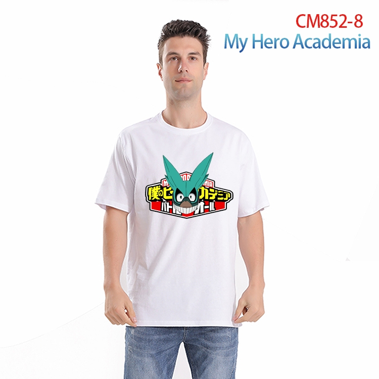 My Hero Academia Printed short-sleeved cotton T-shirt from S to 4XL CM-852-8