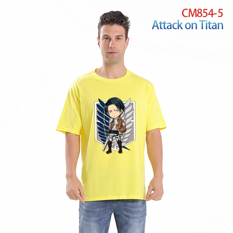 Shingeki no Kyojin Printed short-sleeved cotton T-shirt from S to 4XL  CM-854-5