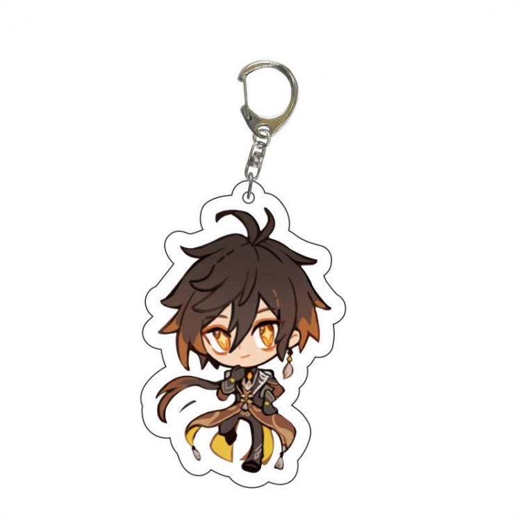 Genshin Impact    Anime acrylic Key Chain  price for 5 pcs 007