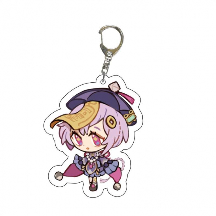 Genshin Impact    Anime acrylic Key Chain  price for 5 pcs 7000