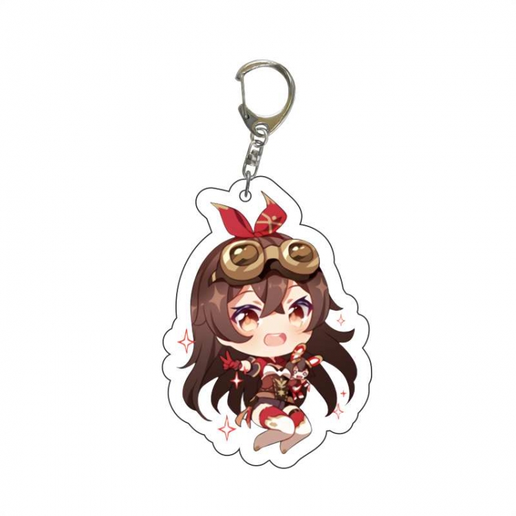 Genshin Impact    Anime acrylic Key Chain  price for 5 pcs 6995