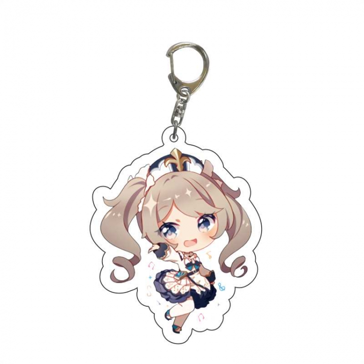 Genshin Impact    Anime acrylic Key Chain  price for 5 pcs 6997