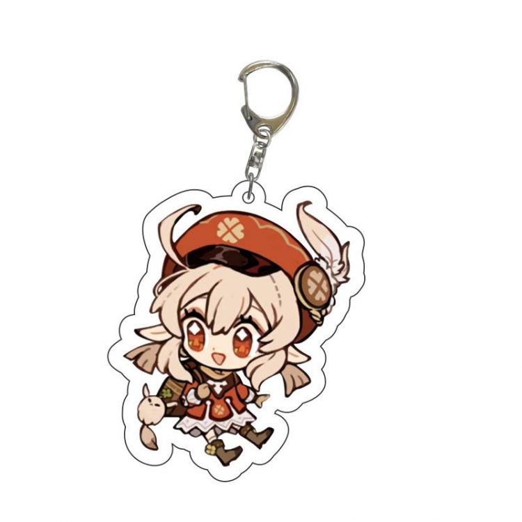 Genshin Impact    Anime acrylic Key Chain  price for 5 pcs 6992