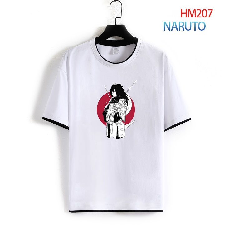 Naruto Short-sleeved cotton T-shirt from S to 4XL  HM-207-2