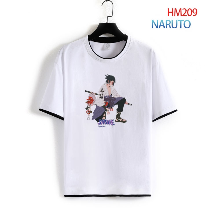 Naruto Short-sleeved cotton T-shirt from S to 4XL   HM-209-2