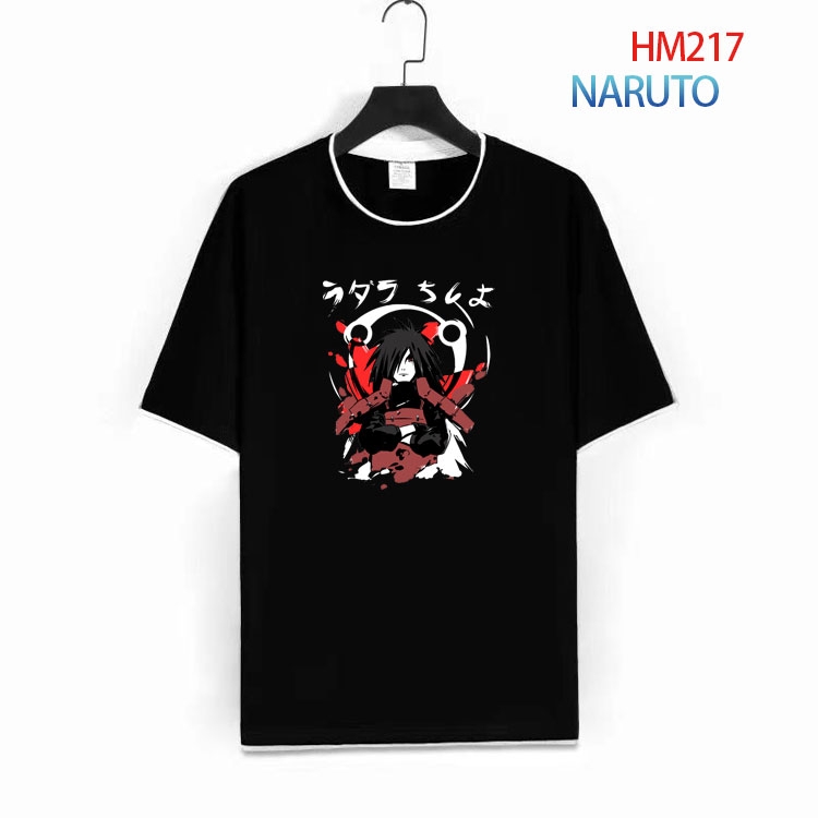 Naruto Short-sleeved cotton T-shirt from S to 4XL HM-217-1