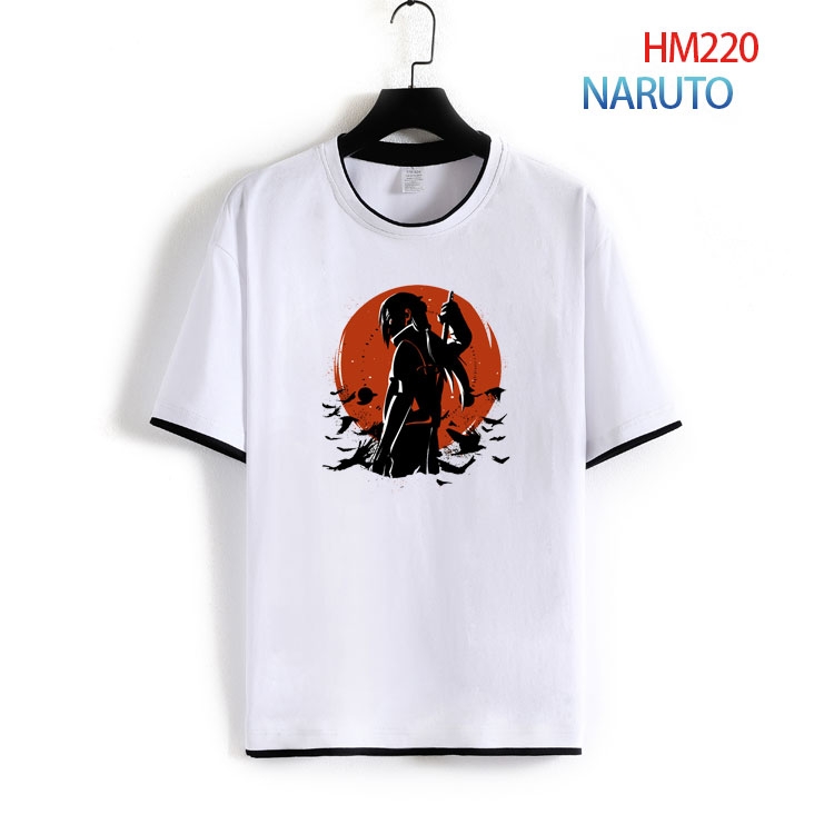 Naruto Short-sleeved cotton T-shirt from S to 4XL  HM-220-2