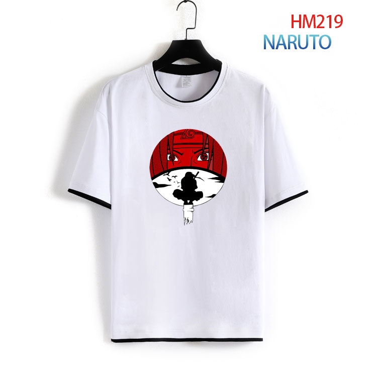 Naruto Short-sleeved cotton T-shirt from S to 4XL HM-219-2