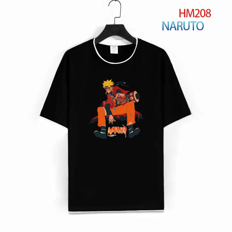 Naruto Short-sleeved cotton T-shirt from S to 4XL  HM-208-1