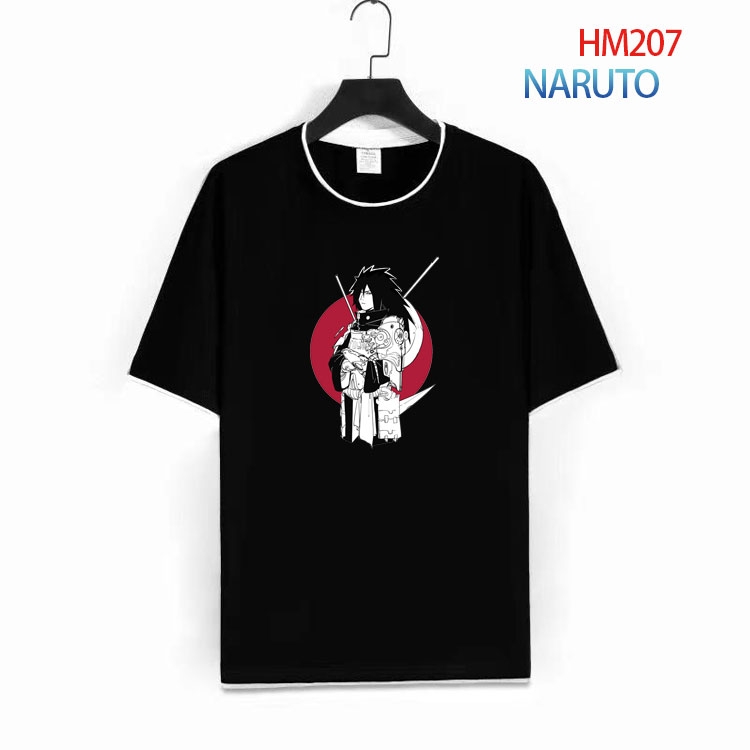 Naruto Short-sleeved cotton T-shirt from S to 4XL HM-207-1