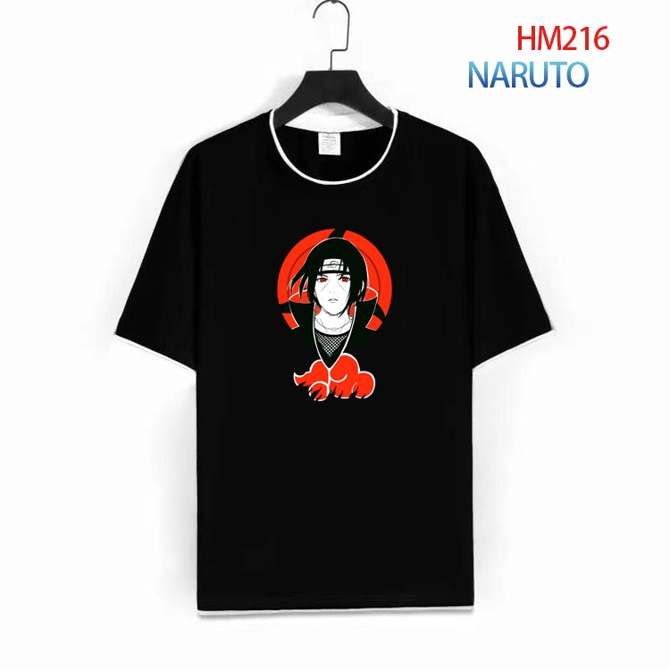 Naruto Short-sleeved cotton T-shirt from S to 4XL  HM-216-1