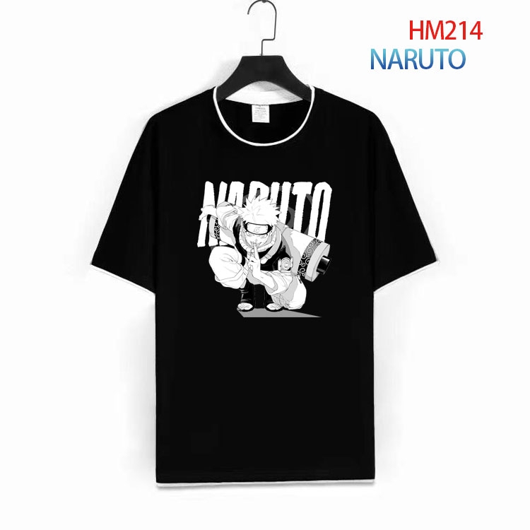 Naruto Short-sleeved cotton T-shirt from S to 4XL  HM-214-1