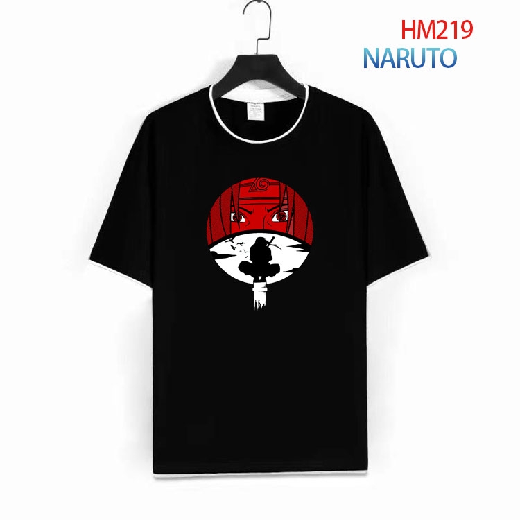 Naruto Short-sleeved cotton T-shirt from S to 4XL HM-219-1