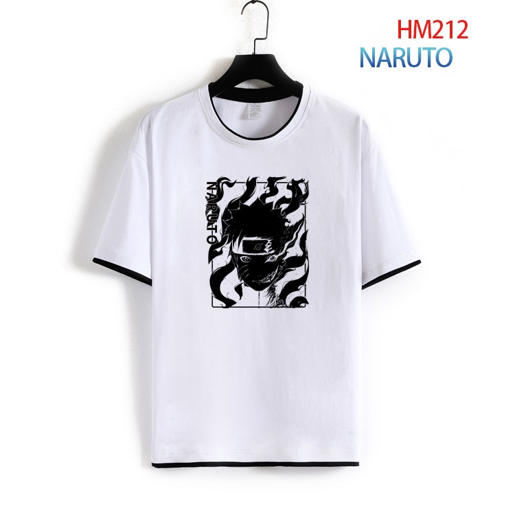 Naruto Short-sleeved cotton T-shirt from S to 4XL  HM-212-2