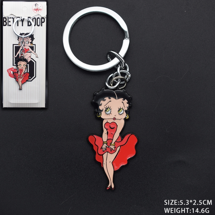 Betty Boop  Anime keychain school bag pendant