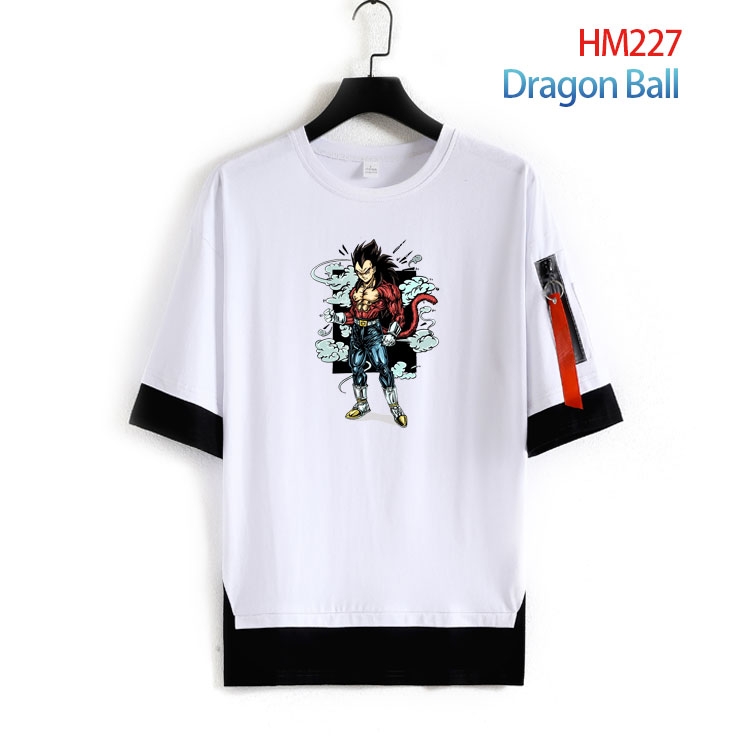 DRAGON BALL round neck fake two loose T-shirts from S to 4XL HM-227-3