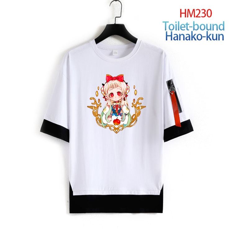 Toilet-bound Hanako-kun  round neck fake two loose T-shirts from S to 4XL  HM-230-3 