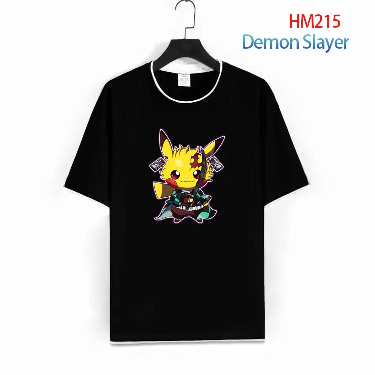 Demon Slayer Kimets Cotton round neck short sleeve T-shirt from S to 4XL HM-215-1