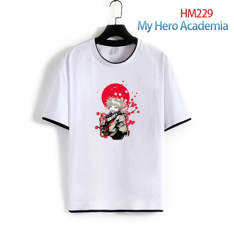 My Hero Academia Cotton round neck short sleeve T-shirt from S to 4XL HM-229-2