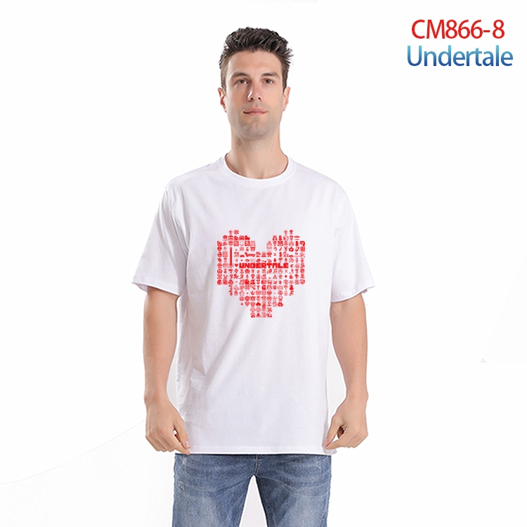 Undertale  Printed short-sleeved cotton T-shirt from S to 4XL CM-866-8