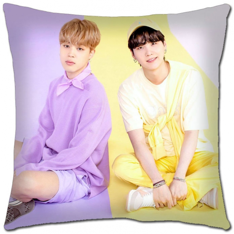 BTS Star movie square full-color pillow cushion 45X45CM NO FILLING BS-1320