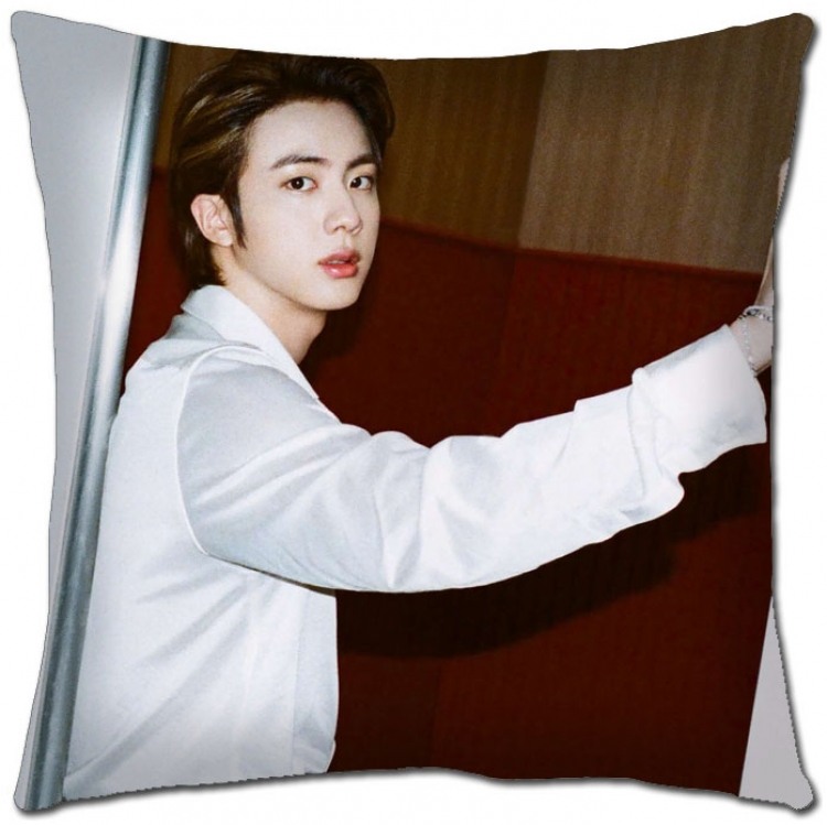 BTS Star movie square full-color pillow cushion 45X45CM NO FILLING  BS-1388