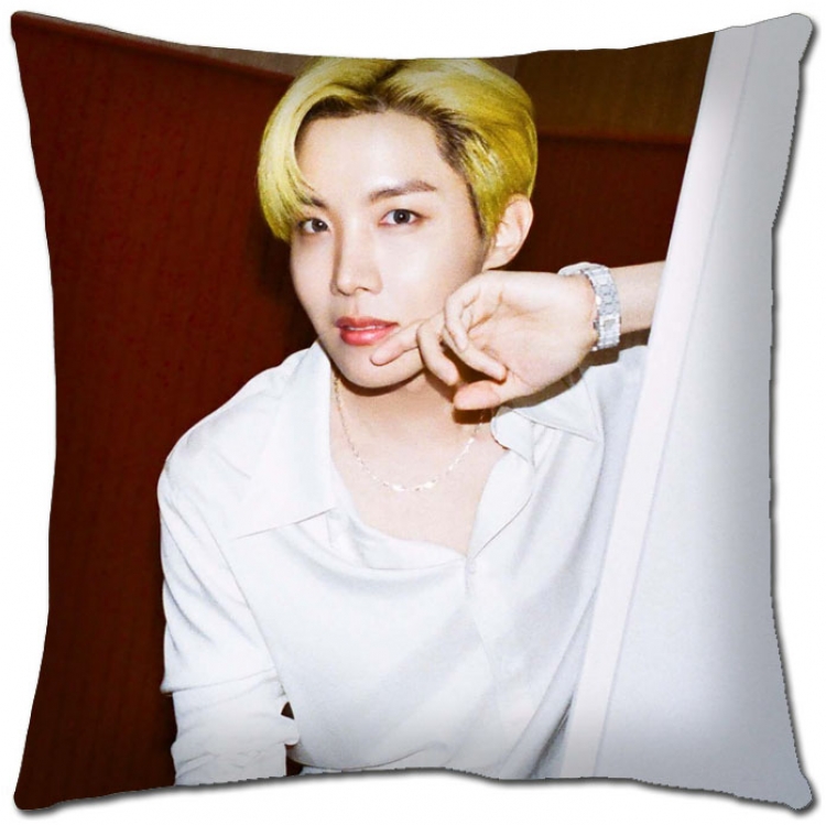 BTS Star movie square full-color pillow cushion 45X45CM NO FILLING  BS-1390
