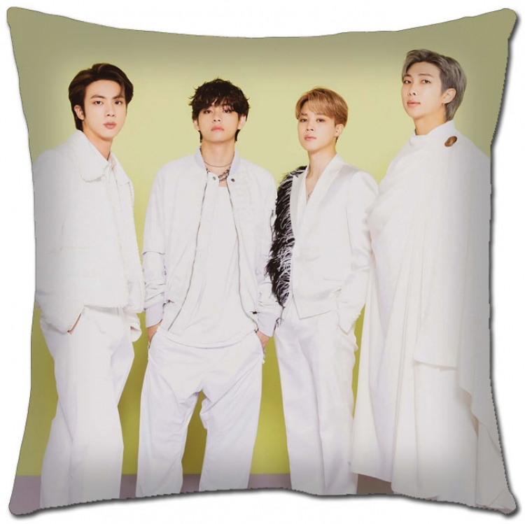 BTS Star movie square full-color pillow cushion 45X45CM NO FILLING BS-1296
