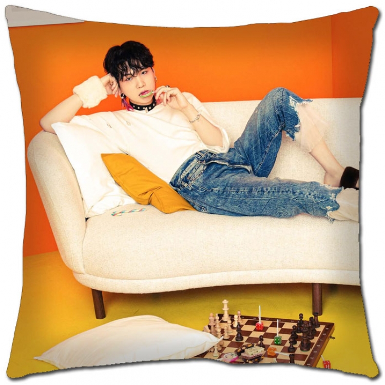BTS Star movie square full-color pillow cushion 45X45CM NO FILLING BS-1280