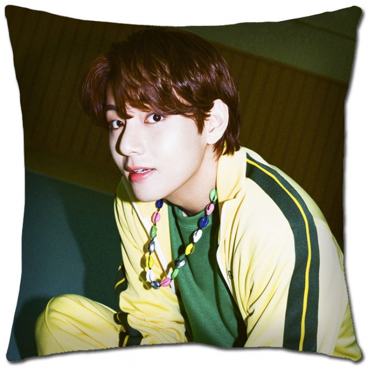 BTS Star movie square full-color pillow cushion 45X45CM NO FILLING BS-1331