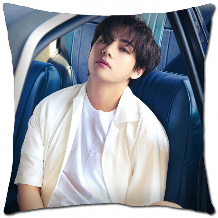 BTS Star movie square full-color pillow cushion 45X45CM NO FILLING  BS-1263