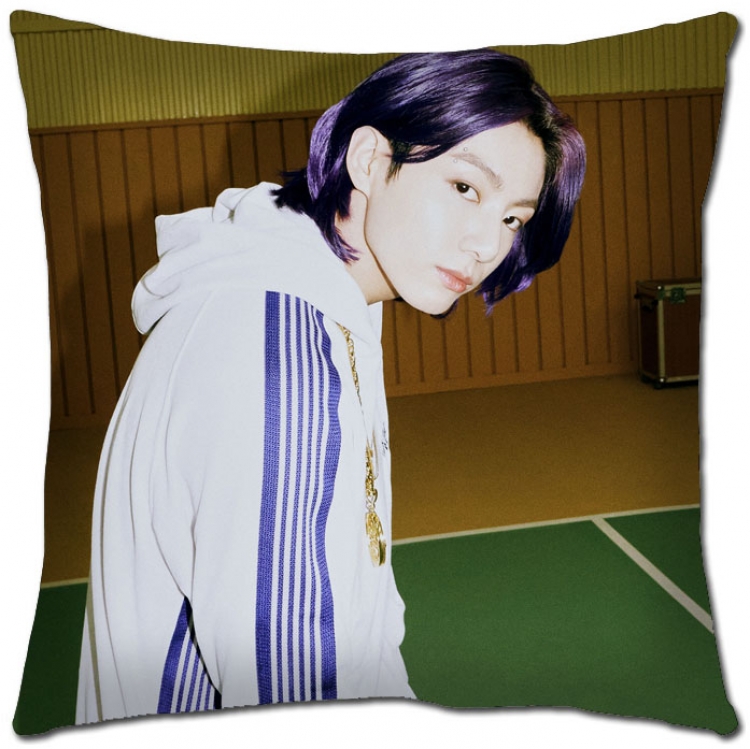 BTS Star movie square full-color pillow cushion 45X45CM NO FILLING BS-1325