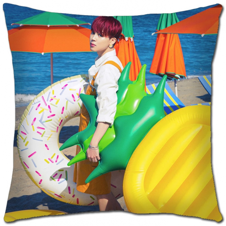 BTS Star movie square full-color pillow cushion 45X45CM NO FILLING  BS-1246