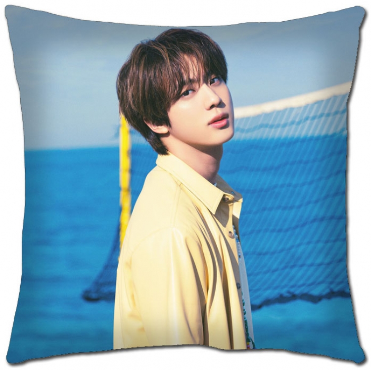 BTS Star movie square full-color pillow cushion 45X45CM NO FILLING BS-1243