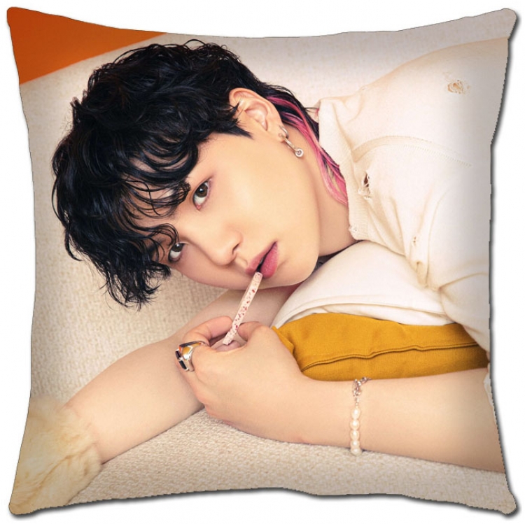 BTS Star movie square full-color pillow cushion 45X45CM NO FILLING  BS-1273