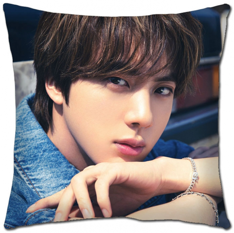 BTS Star movie square full-color pillow cushion 45X45CM NO FILLING BS-1259