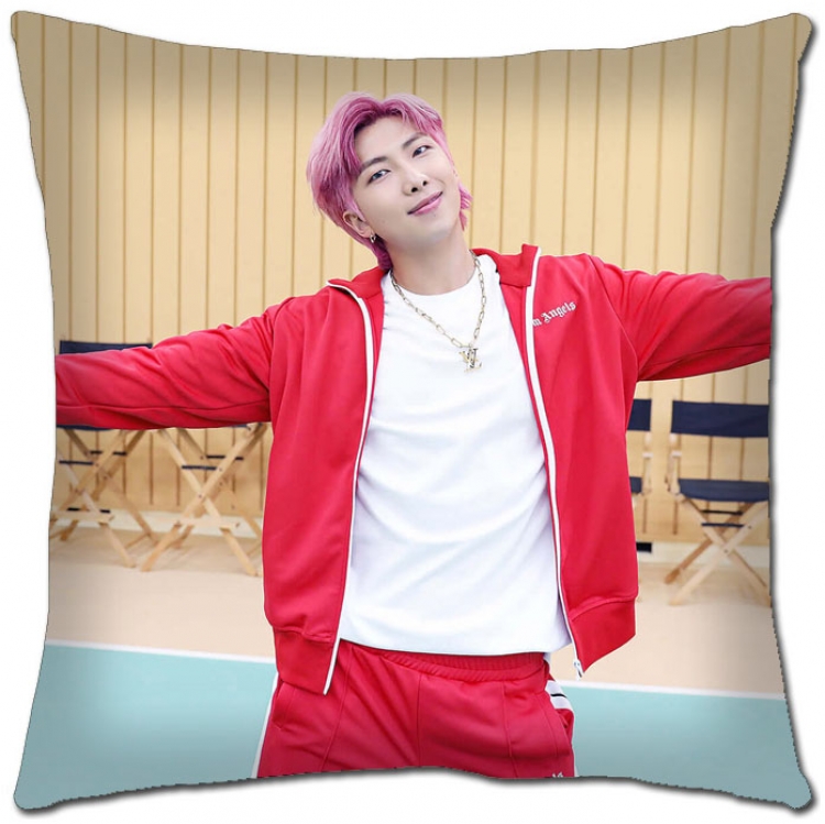 BTS Star movie square full-color pillow cushion 45X45CM NO FILLING  BS-1364